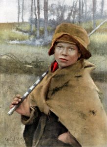 El chico granjero, 1889 de Unbekannt