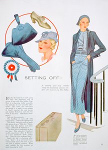 Ilustración de moda, 1935 de Unbekannt