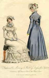 Vestidos de mañana y de paseo de moda de septiembre de 1823 de Unbekannt