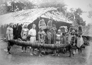 Dinero de plumas, llevado a la casa de Forrest en Nelua, 1892 de Unbekannt