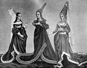 Tocados femeninos, siglo XV, 1910 de Unbekannt