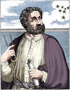 Fernando de Magallanes c. 1480-c. 1521, navegante portugués de Unbekannt