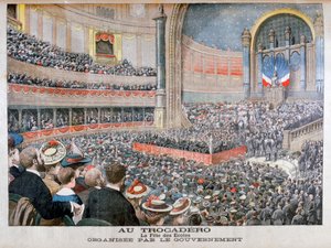 Festival de Escuelas Estatales organizado por el Gobierno en el Trocadero en París, 1904
