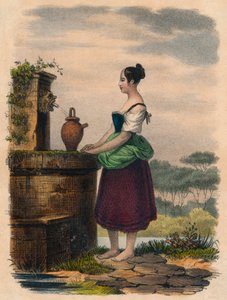 Recogiendo agua, siglo XIX