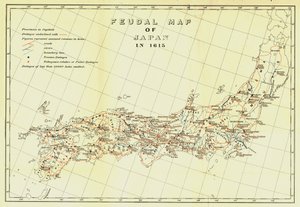 Mapa feudal de Japón en 1615, 1903 de Unbekannt