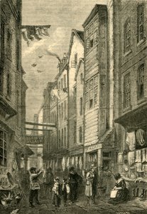 Field Lane alrededor de 1840, c. 1872 de Unbekannt