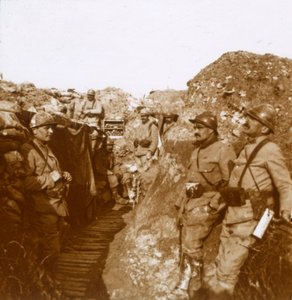 Unidad de combate, Ville-sur-Tourbe, norte de Francia, c1914-c1918 de Unbekannt