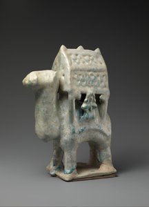 Figurilla en forma de camello llevando un palanquín y dos jinetes, siglo XII-principios del siglo XIII de Unbekannt