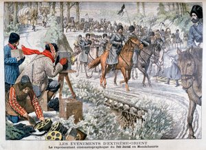 Filmación en Manchuria durante la Guerra Ruso-Japonesa, 1904