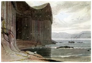 La cueva de Fingal, Staffa, Hébridas Exteriores, Escocia de Unbekannt