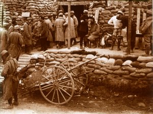 Puesto de primeros auxilios, Ablain-Saint-Nazaire, norte de Francia, c1914-c1918 de Unbekannt
