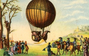Primer ascenso tripulado de un globo de hidrógeno, París, Francia, 1 de diciembre de 1783, 1932 de Unbekannt