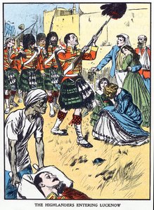 Primer alivio de Lucknow, Motín Indio, 25 de septiembre de 1857 de Unbekannt