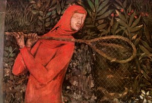 Pesca, fragmento de un fresco, siglo XIV 1909 de Unbekannt