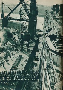Bacín de equipamiento del astillero de John Brown and Company en Clydebank, 1937 de Unbekannt