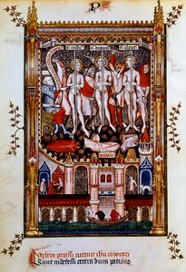 Flagelación de San Denis, San Rústico y San Eleuterio, 1317
