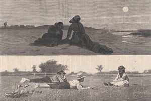 Coqueteando en la orilla del mar y en el prado Harper