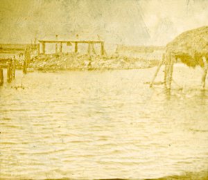 Inundación, Ramskapelle, Bélgica, c. 1914-c. 1918 de Unbekannt