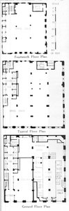 Planos de planta, Edificio Johns-Manville, Ciudad de Nueva York, 1924 de Unbekannt