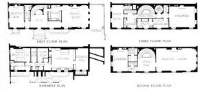 Planos de planta, casa de la Sra. WK Vanderbilt, Ciudad de Nueva York, 1924 de Unbekannt
