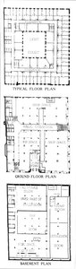 Planos de planta, el edificio SW Straus & Co, Chicago, Illinois de Unbekannt