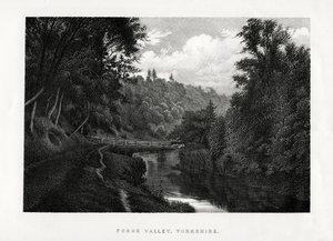 Valle de Forge, Yorkshire, 1896 de Unbekannt
