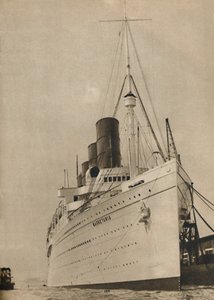 Antigua Reina del Océano, R.M.S. Mauretania de la Cunard White Star Line, 1936 de Unbekannt