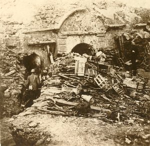 Fuerte de Souville, Verdún, norte de Francia, c1914-c1918 de Unbekannt