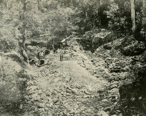Buscadores de oro en el trabajo, 1901 de Unbekannt