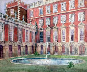 Fuente en el Palacio de Hampton Court de Unbekannt