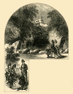 Fuente en los Jardines de Surrey, c. 1878
