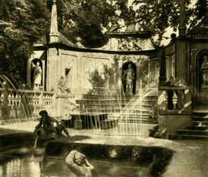 Fuentes, Palacio de Hellbrunn, Salzburgo, Austria, c1935 de Unbekannt