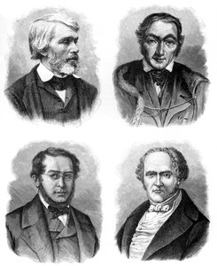 Cuatro teóricos sociales: Carlyle, Owen, Fourier y Proudhon, 1903 de Unbekannt