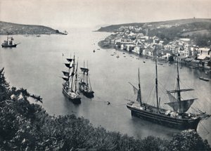 Fowey - Entrada al Puerto, 1895 de Unbekannt