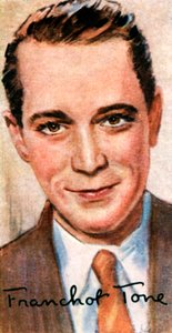 Franchot Tone, actor estadounidense de Unbekannt