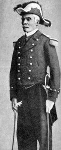 François C. Antoine Simon, presidente de Haití, vestido como almirante, 1922