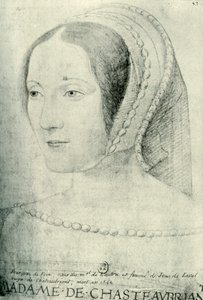 Françoise de Foix, Condesa de Châteaubriant, principios del siglo XVI, 1907 de Unbekannt