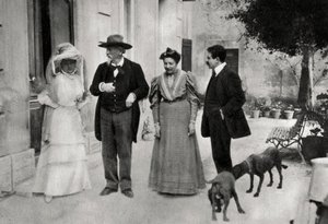 Frédéric Mistral, escritor francés, 1906