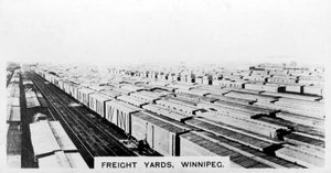 Patios de carga, Winnipeg, Manitoba, Canadá, c1920s de Unbekannt