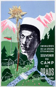 Postal de la Legión Extranjera Francesa, siglo XX de Unbekannt