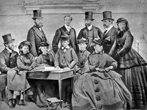 Familia imperial francesa, 1866 de Unbekannt