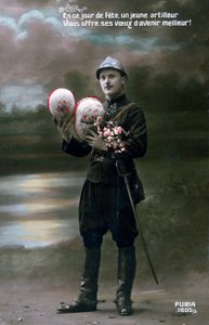 Postal francesa de la Primera Guerra Mundial, 1914-1918