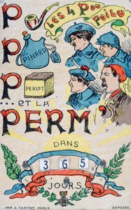 Postal francesa de la Primera Guerra Mundial, 1914-1918 de Unbekannt