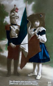 Postal francesa de la Primera Guerra Mundial, 1914-1918