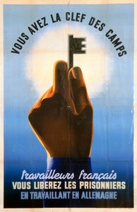 Trabajadores franceses, tienen la llave de los campos, 1940-1944