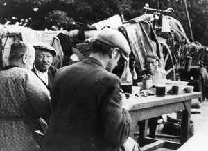 Refugiados franceses y belgas, Rambouillet, Francia, 16 de julio de 1940 de Unbekannt