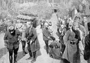 Soldados coloniales franceses en Picardía, Francia, Primera Guerra Mundial, 1915 de Unbekannt