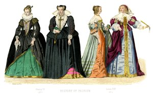 Traje francés: Enrique IV, Luis XIII, 1882 de Unbekannt