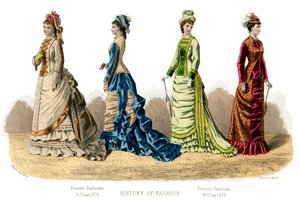 Traje francés: Modas actuales, 1882 de Unbekannt