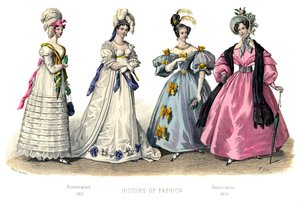 Traje francés: Restauración, 1882 de Unbekannt